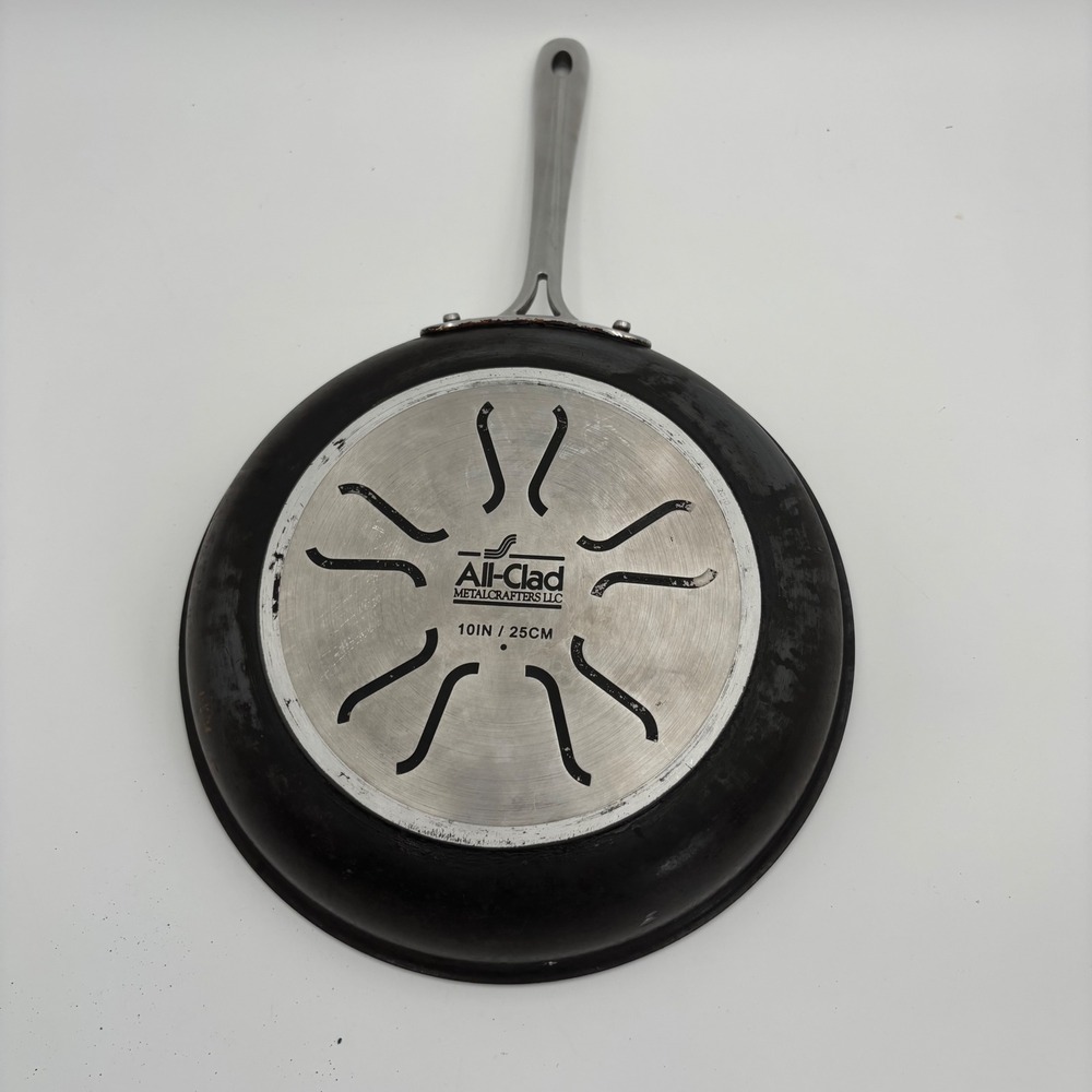 All-Clad Frying Pan Unisex 10 Inch Black Good Non-Stick Skillet Hard Anodized